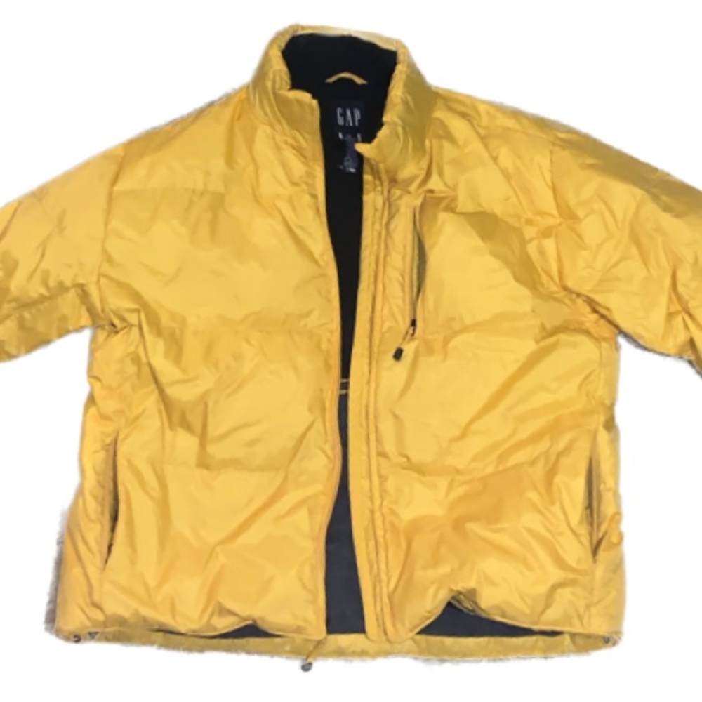 Gap yellow puffer Mens XXL